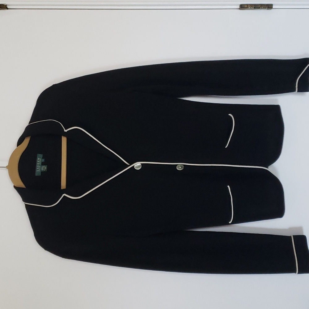 Ralph Lauren Black Cardigan Sweater